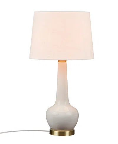 510 Design 26.25" Zazie Ceramic Genie Table Lamp In Gray