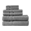 510 Design Aegean 100% Turkish Cotton 6 Piece Towel Set In Black