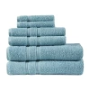 510 Design Aegean 100% Turkish Cotton 6 Piece Towel Set In Blue