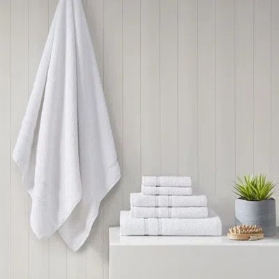 510 Design Aegean 100% Turkish Cotton 6 Piece Towel Set In White