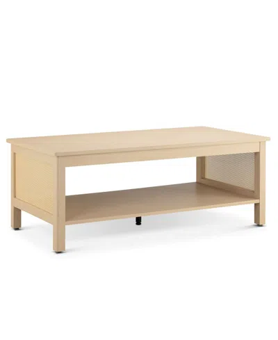 510 Design Ashlyn 41.5" Wood 2-tier Coffee Table In Neutral