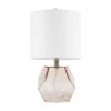 510 Design Bella Geometric Glass Table Lamp In Pink