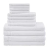 510 Design Big Bundle 12-pc. Quick Dry Solid Bath Towel Set In White