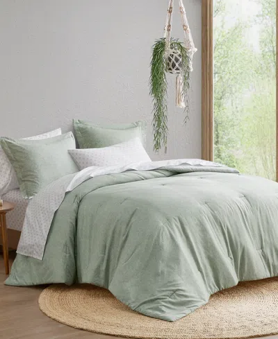 510 Design Camden Chambray 5-piece.comforter Set, Twin/twin Xl In Sage Green