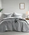 510 Design Camden Chambray Print 3-pc. Comforter Set, Full/queen In Gray