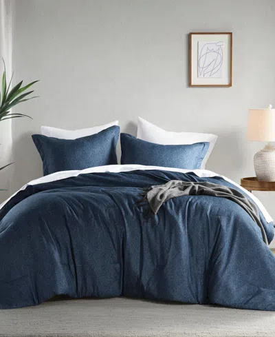 510 Design Camden Chambray Print 3-pc. Comforter Set, Full/queen In Navy