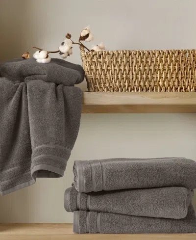 510 Design Essential Quick Dry Cotton 4-pc. Bath Towel Set In Grey