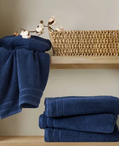 510 Design Essential Quick Dry Cotton 4-pc. Bath Towel Set In Indigo
