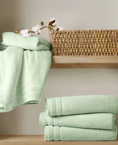510 Design Essential Quick Dry Cotton 4-pc. Bath Towel Set In Seafoam