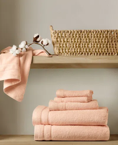 510 Design Essential Quick Dry Cotton 6-pc. Bath Towel Set In Blush
