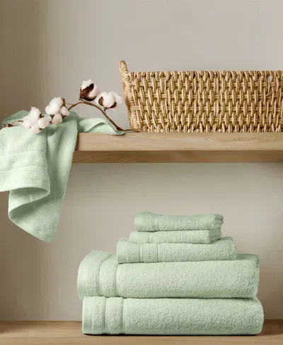 510 Design Essential Quick Dry Cotton 6-pc. Bath Towel Set In Seafoam
