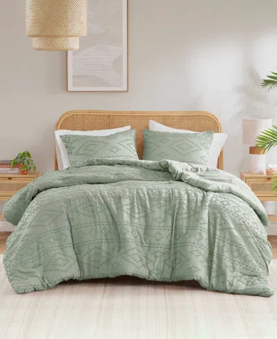 510 Design Gigi Boho 3-pc. Comforter Set, Full/queen In Green