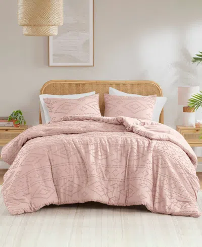 510 Design Gigi Boho 3-pc. Comforter Set, Full/queen In Pink