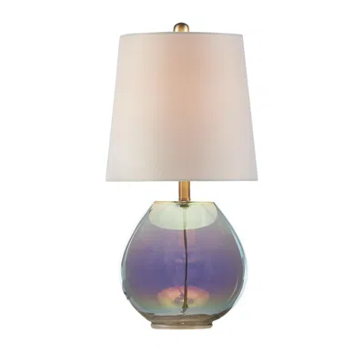 510 Design Iridescent Glass Table Lamp In Multi