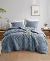 510 Design Kyla Double Diamond Quilted Teddy 2-pc. Comforter Set, Twin/twin Xl In Blue