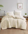 510 Design Kyla Double Diamond Quilted Teddy 2-pc. Comforter Set, Twin/twin Xl In Ivory