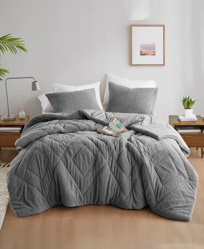 510 DESIGN KYLA DOUBLE DIAMOND QUILTED TEDDY 3-PC. COMFORTER SET, FULL/QUEEN