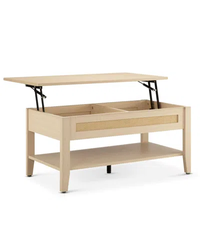 510 Design Lennox 35" Wood Lift-top Coffee Table In Neutral