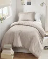 510 Design Logan Woven Striped 2-pc. Duvet Cover Set, Twin/twin Xl In Neutral
