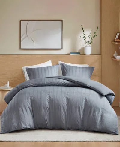 510 Design Logan Woven Striped 3-pc. Duvet Cover Set, King In Multi