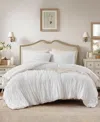 510 Design Mia Ruched 2-pc. Comforter Set, Twin/twin Xl In White
