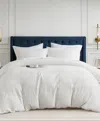 510 Design Mina Waffle Textured 3-pc. Duvet Cover Set, King/california King In Off-white