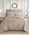510 Design Oakley 3-pc. Bedspread Set, King/california King In Khaki