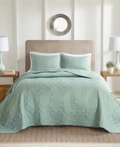 510 Design Oakley 3-pc. Bedspread Set, King/california King In Seafoam