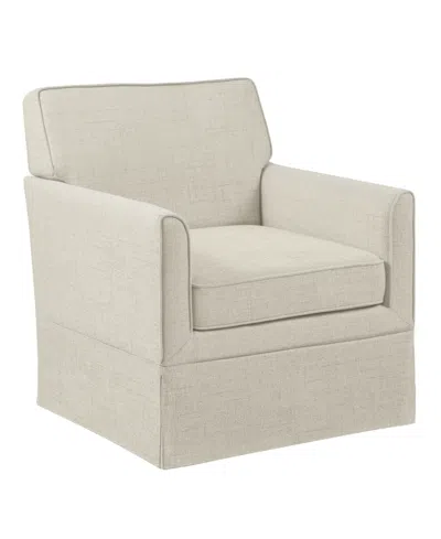 510 Design Paula 30"w Slipcover Accent Armchair In White