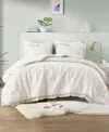 510 Design Phoebe Diamond Quilted Ruffle Edge 3-pc. Comforter Set, King/california King In White