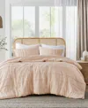 510 Design Porter Pleated 3-pc. Comforter Set, Full In Blush