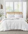 510 Design Porter Pleated 3-pc. Duvet Cover Set, Full In White