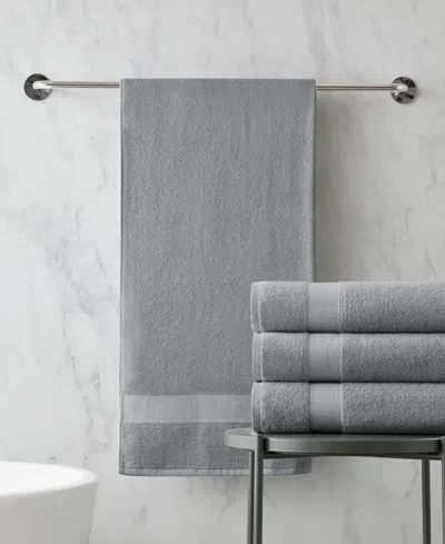 510 Design Premium Turkish Cotton Plush 4-pc. Bath Towel Set In Charcoal