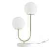 510 Design Zusa Metal 2-light Globe Table Lamp In White