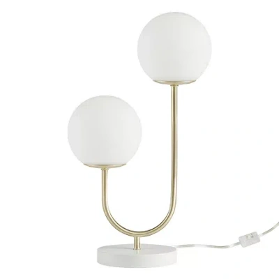 510 DESIGN ZUSA 2-LIGHT GLOBE METAL TABLE LAMP