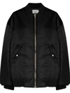 The Frankie Shop Astra Technical Bomber Jacket In Schwarz