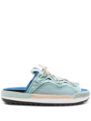 Nike Lace-up Detail Pool Slides In 300