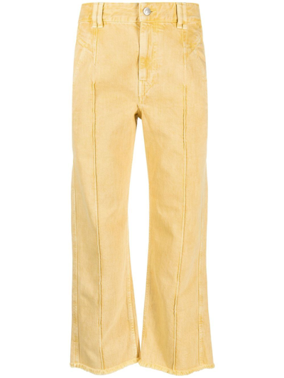 Isabel Marant Étoile Tuackom Straight-leg Jeans In Orange