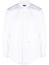 Dsquared2 Embroidered-logo Detail Shirt In Weiss
