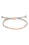 Gorjana Power Gemstone Self-wisdom Bracelet In Labradorite/rose Gold