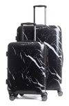 CAL PAK ASTYLL 22-INCH & 30-INCH SPINNER LUGGAGE SET,LAT2000-MILK-MARBLE