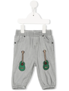 STELLA MCCARTNEY GUITAR-EMBROIDERED STRAIGHT JEANS