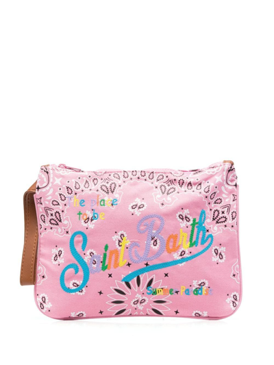 Mc2 Saint Barth Kids' Parisienne Beach Clutch Bag In Pink
