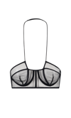 Nensi Dojaka Mesh Balconette Bra