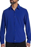Pino By Pinoporte Luciano Button Front Shirt In Blue