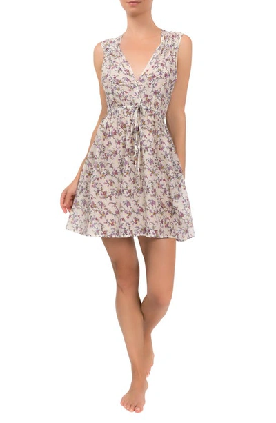Everyday Ritual Dawn Floral-print A-line Nightgown In Meadow Print