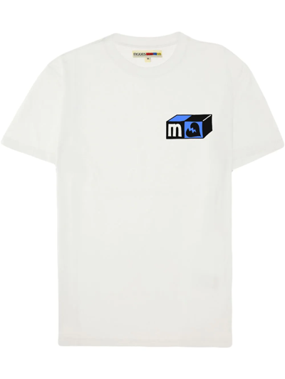 Modes Garments Modes T-shirt With Paris Print In White