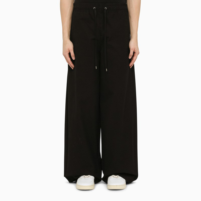 Miharayasuhiro Black Instrumental Wide Leg Trousers