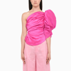 ANOUKI FUCHSIA BALLOON SLEEVE TOP