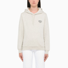 Apc A.p.c. Manuela Hoodie With Embroidered Logo In Grey